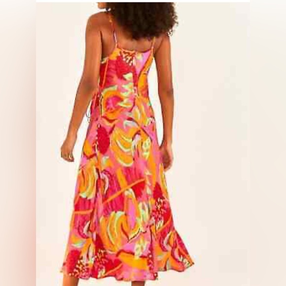 Farm Rio fruit brush cutout midi dress NWT - Picture 2 of 10